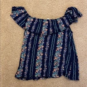 Off shoulder top